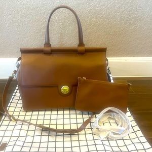 Jemma Emma Traveler 39 Bag, Saddle Brown-Used Once